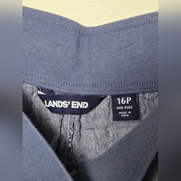 Women's Land's End 100% Linen Wide Leg Pants, Size 16 Petite - Picture 3 of 4